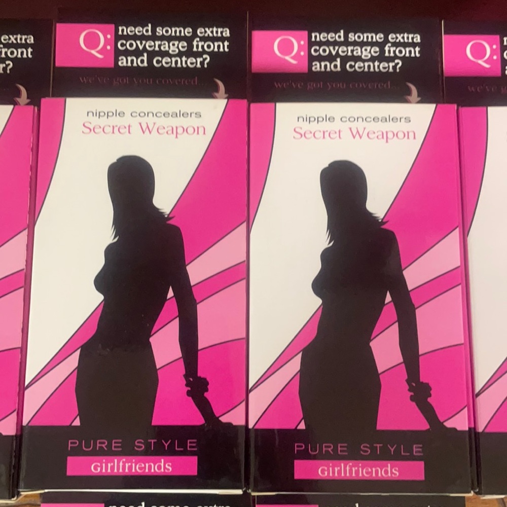 Secret Weapon Nipple Concealers Coverage re-usable New Pure Style girlfriends